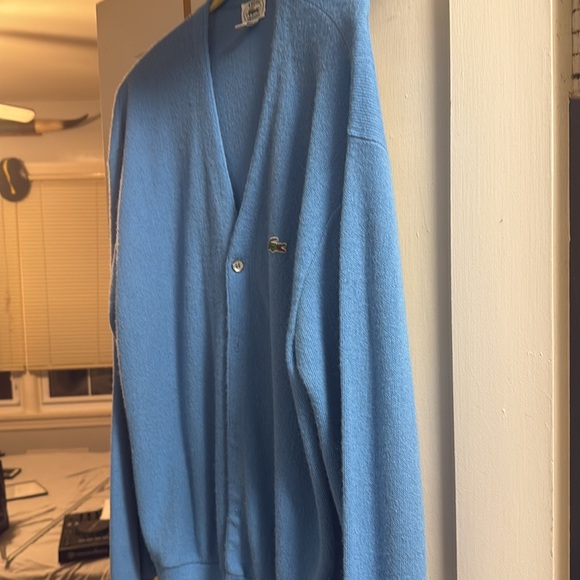 Vintage Baby Blue Izod Cardigan sz XL - Picture 4 of 4